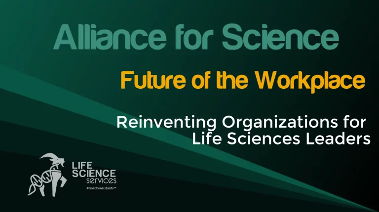 Alliance for Science banner highlighting future of workplace innovation, operational transformation, life sciences leadership, biotech organizational strategy, pharma digital transformation, GxP compliance, supply chain resilience, ERP systems, medtech business efficiency, and growth strategy.